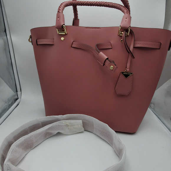 Michael Kors Medium Bucket Blakely Bag Rose Pink - Picture 1 of 7